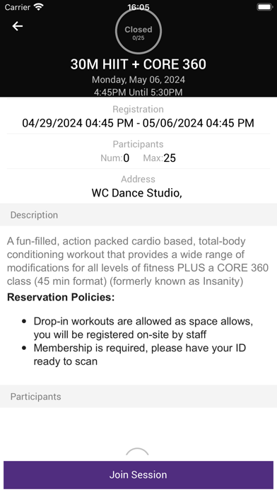 UW-W Rec Sports Screenshot