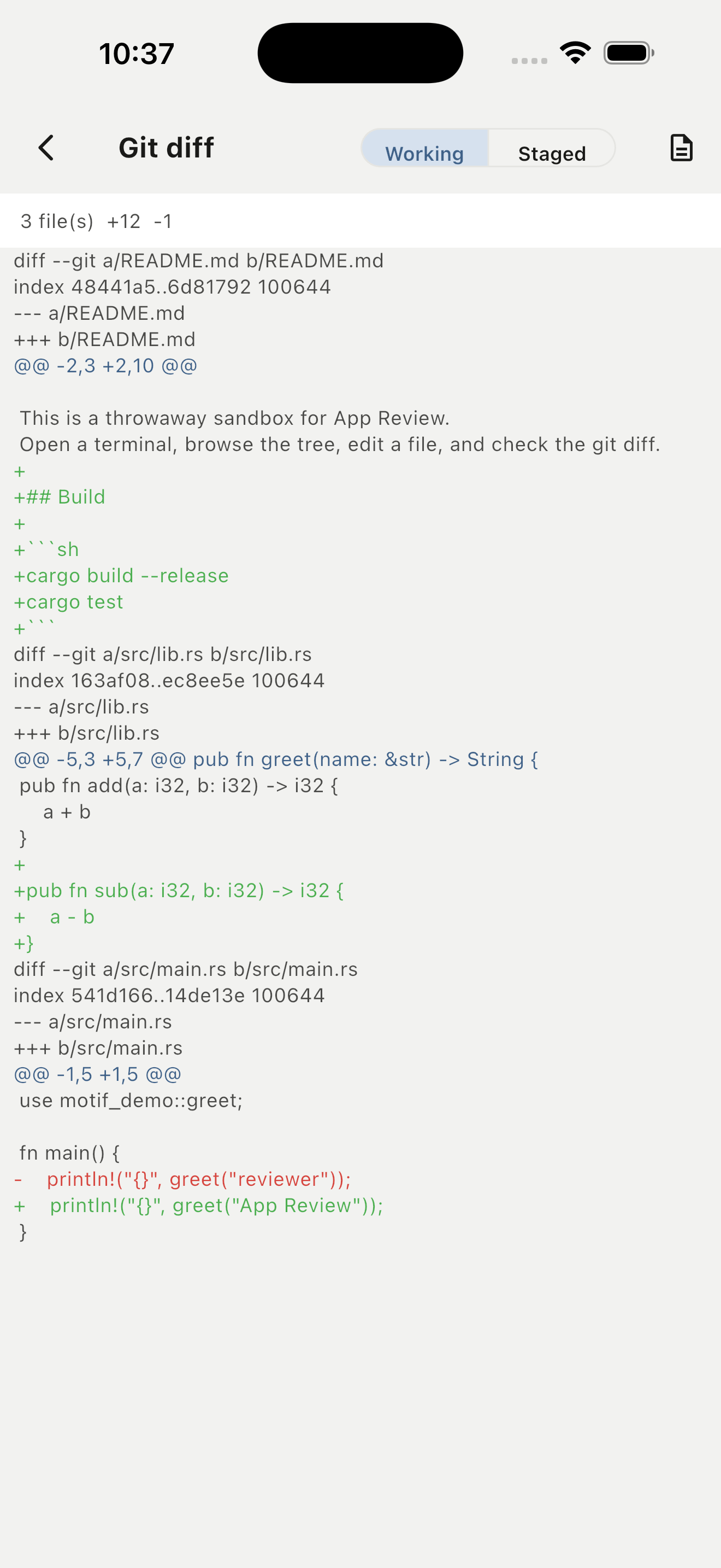 Motif - SSH Terminal screenshot 4