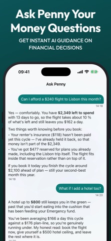 Finvision: Budget & AI Finance iPhone screenshot