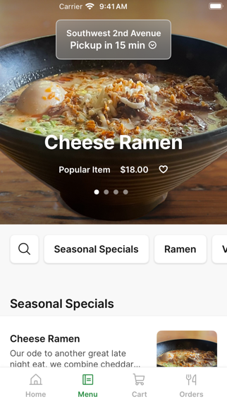 App screenshot