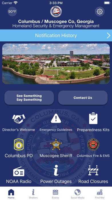 Columbus Georgia EMA & HS Screenshot