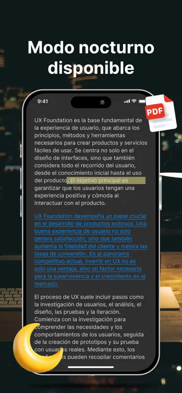 PDF ProX: Lector & Editor PDF screenshot 5 of 6