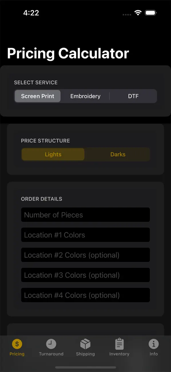#2. AxelRad Contract (iOS) Ved: AxelRad Screen Printing