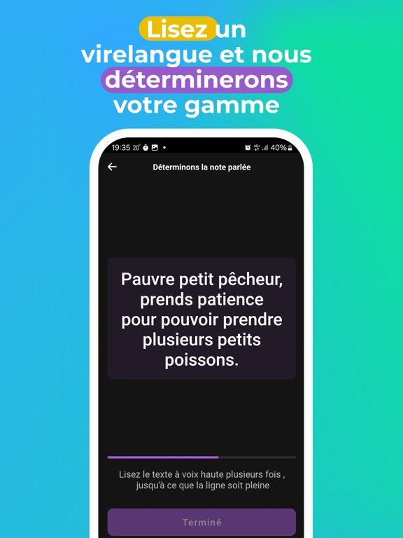 Screenshot #6 pour Vocal Range - Pitch Detector