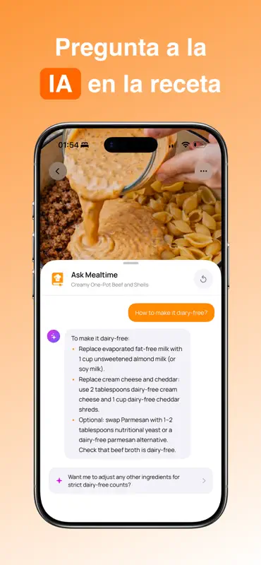 MealTime: Recetario & Menús IA screenshot 4 of 7