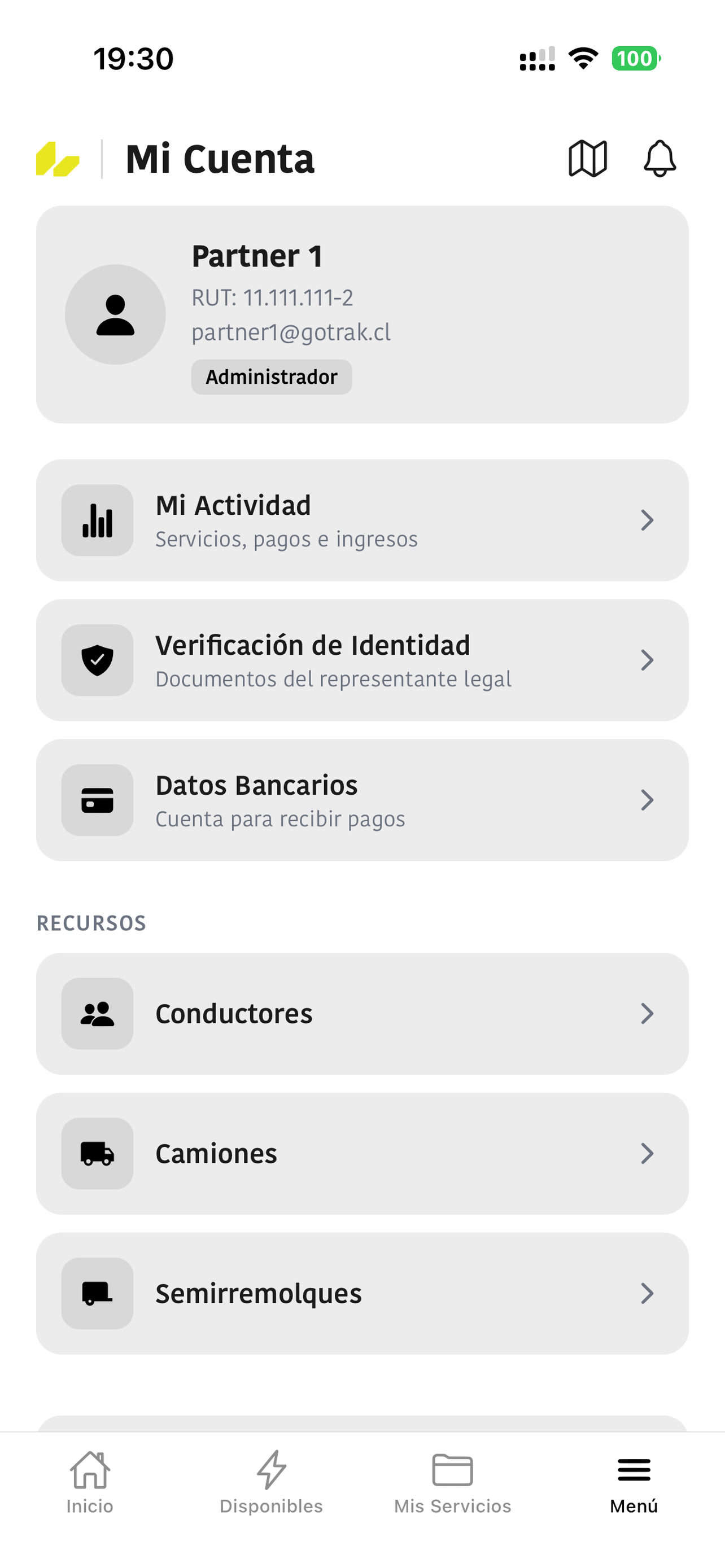 Gotrak Partner screenshot 5