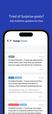 Trump Tracker T.T Screenshot 1 of 3