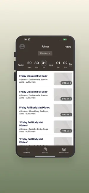 Studio Alma Pilates screenshot 2