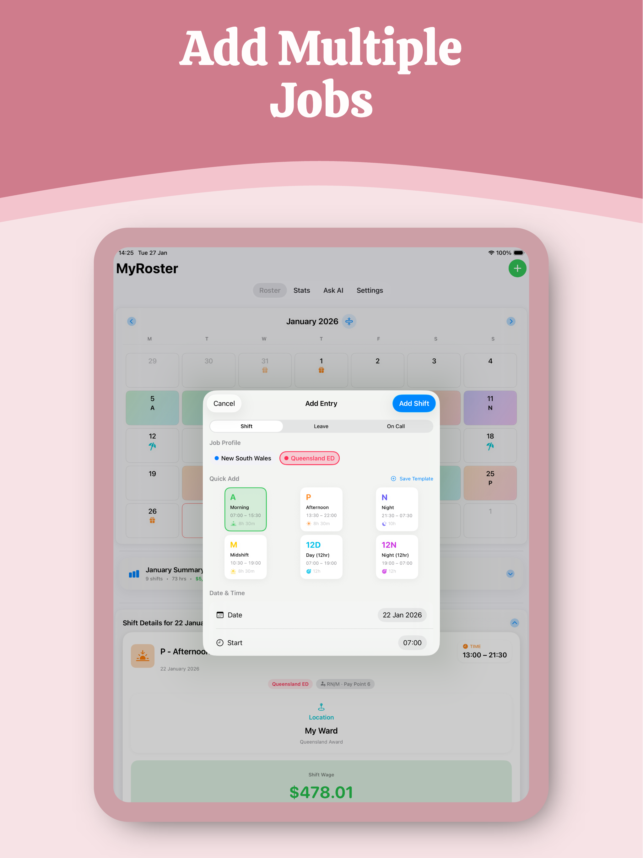 MyRoster - Nurses & Shift Work