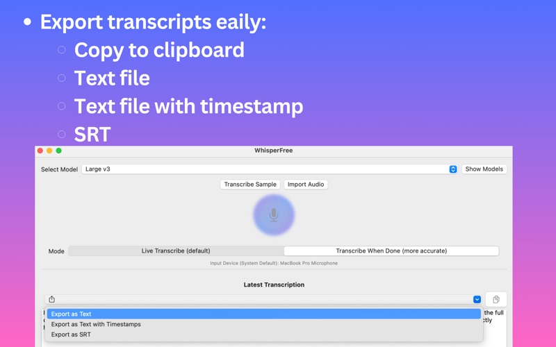 App screenshot