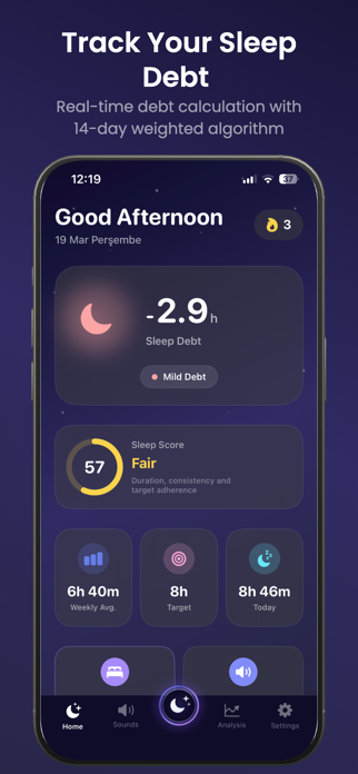 Sleep Debt: Sleep Tracker Screenshot 1 of 5