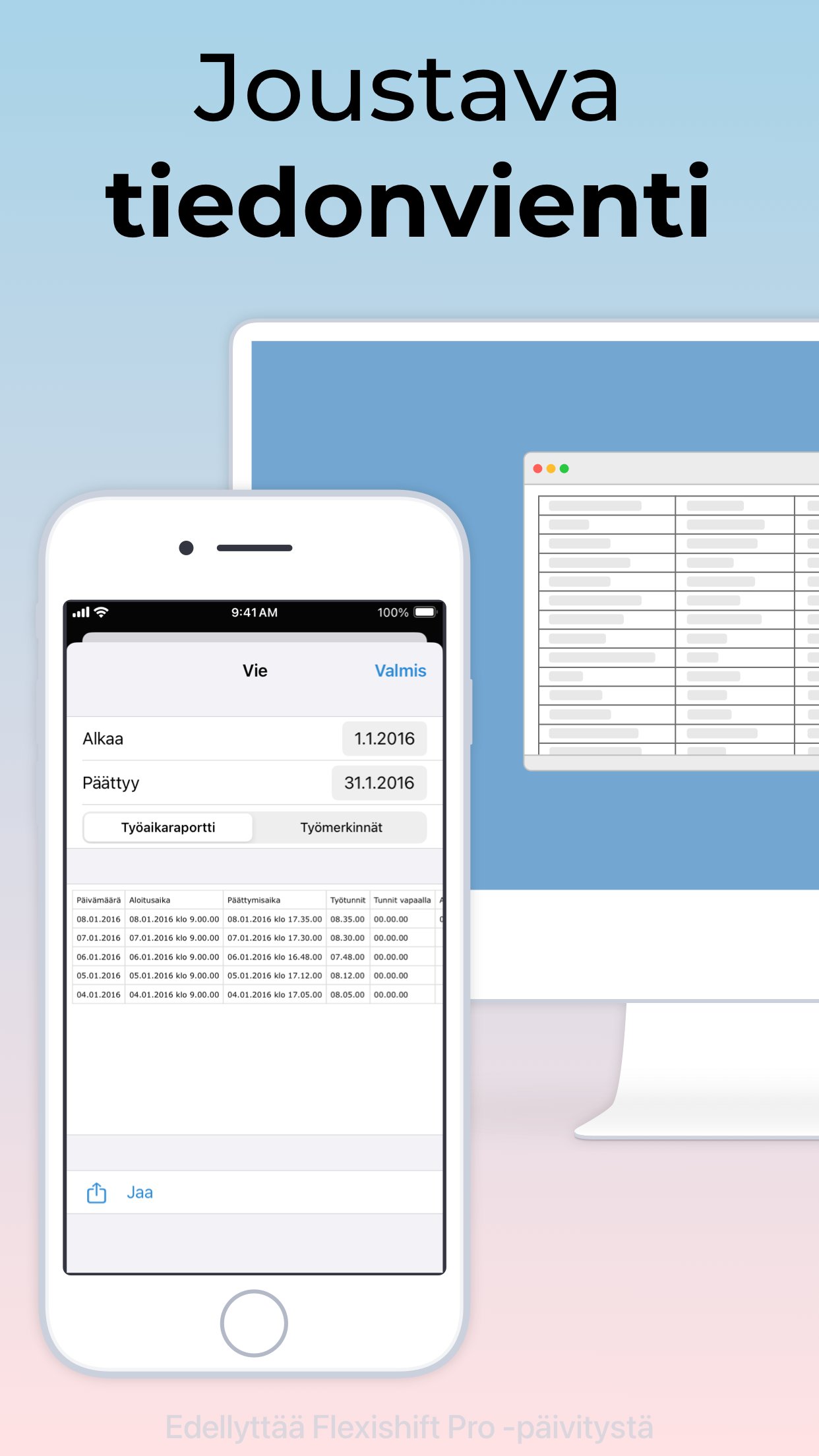 Työajanseuranta | Flexishift