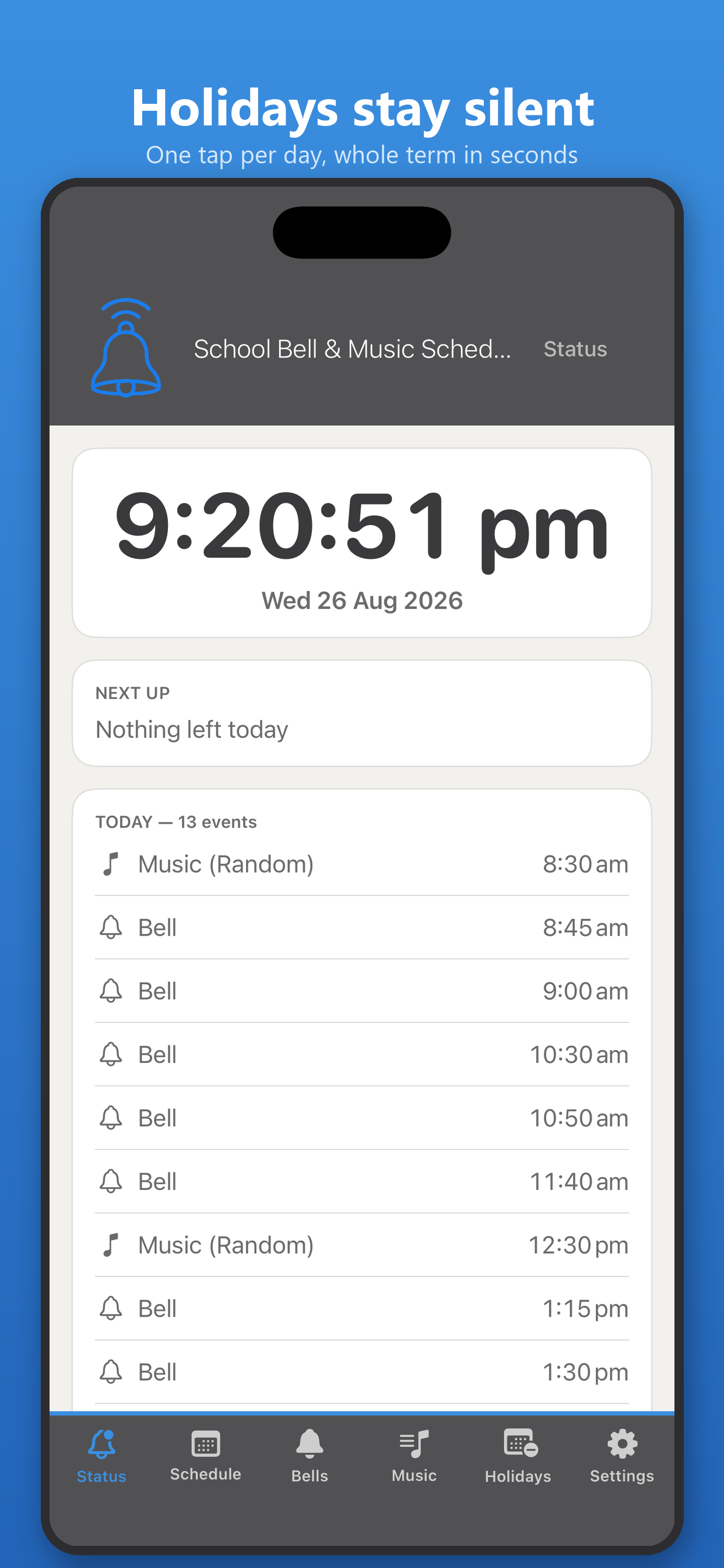 School Bell & Music Scheduler screenshot 4