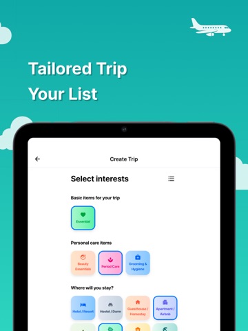 Packing List - Pack Check ipad screenshot 4