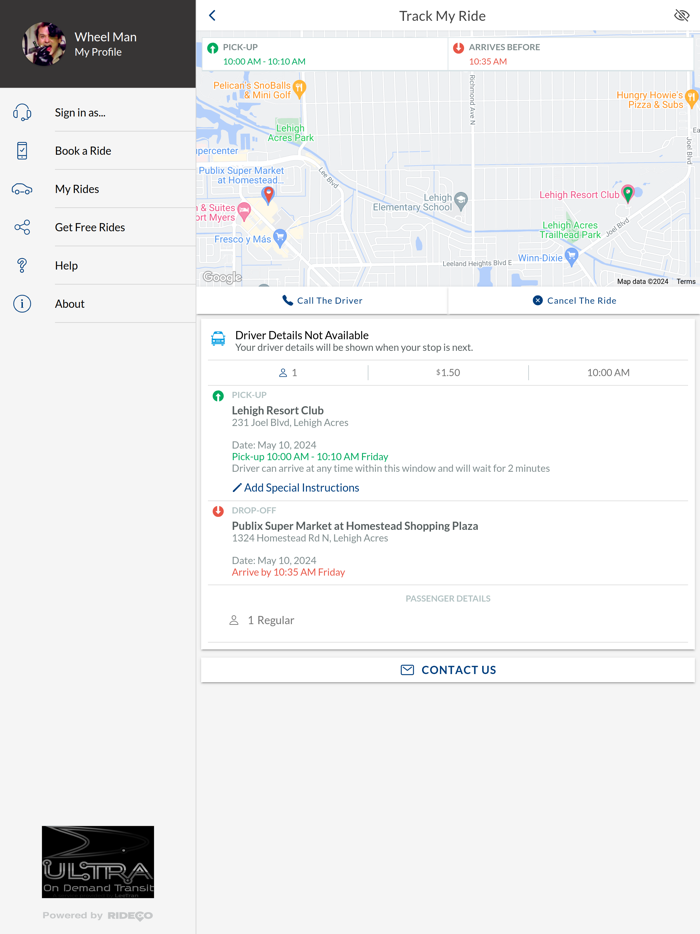 Ultra On Demand Transit