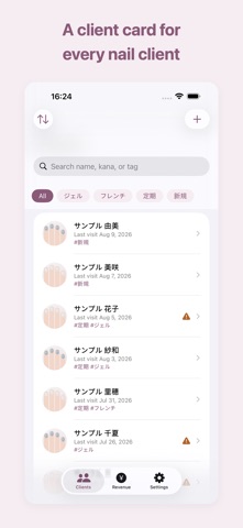 Nailog: Nail Tech Client Cards iPhone screenshot