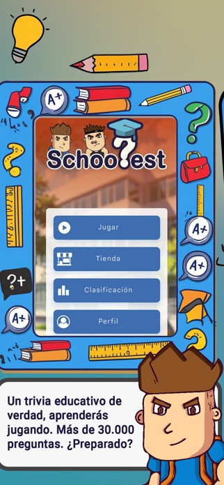 Schoolest: Educational Quiz Screenshot 1 of 3