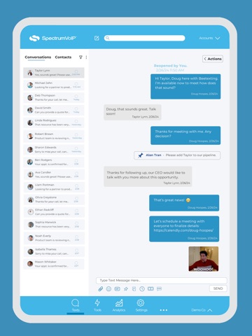 Stratus Texting iPad screenshot