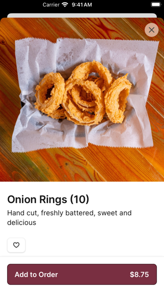 Barnes Restaurant To Go iPhone screenshot 3 - Food & Drink app