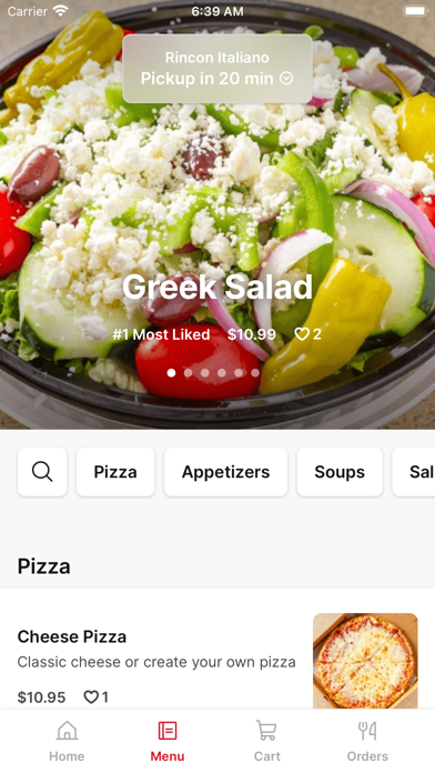 Rincon Italiano iPhone screenshot 2 - Food & Drink app