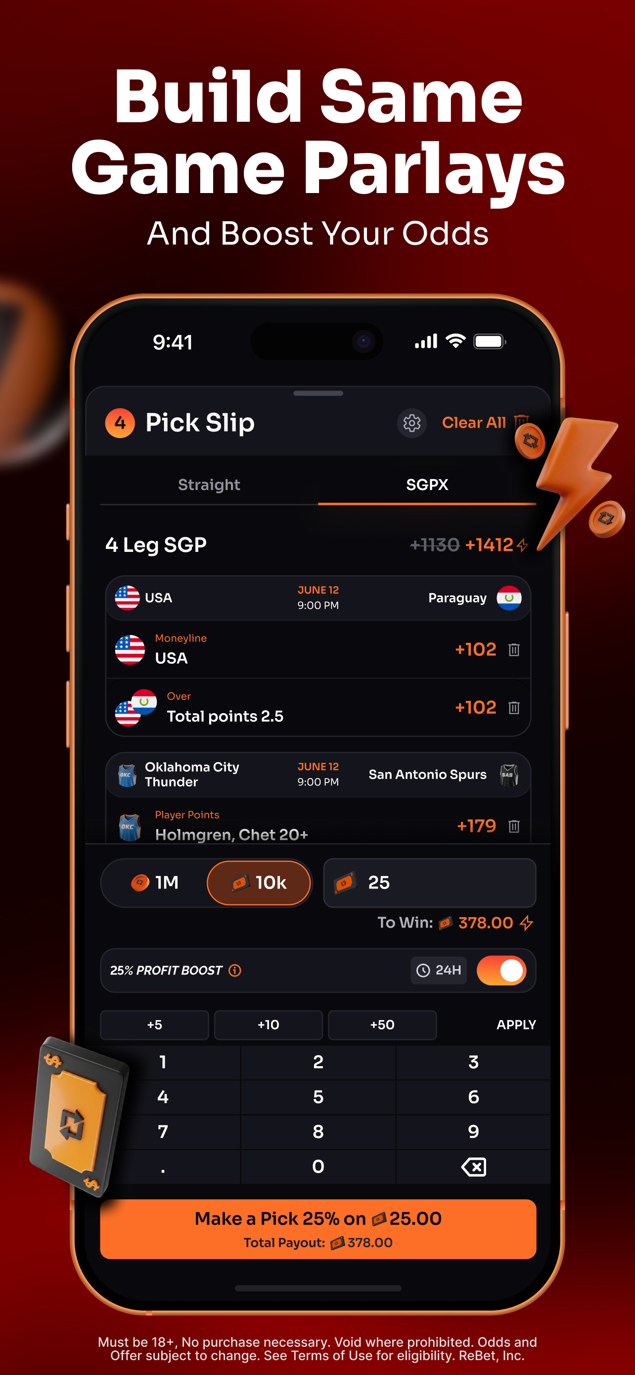 ReBet: Social Sports & Casino