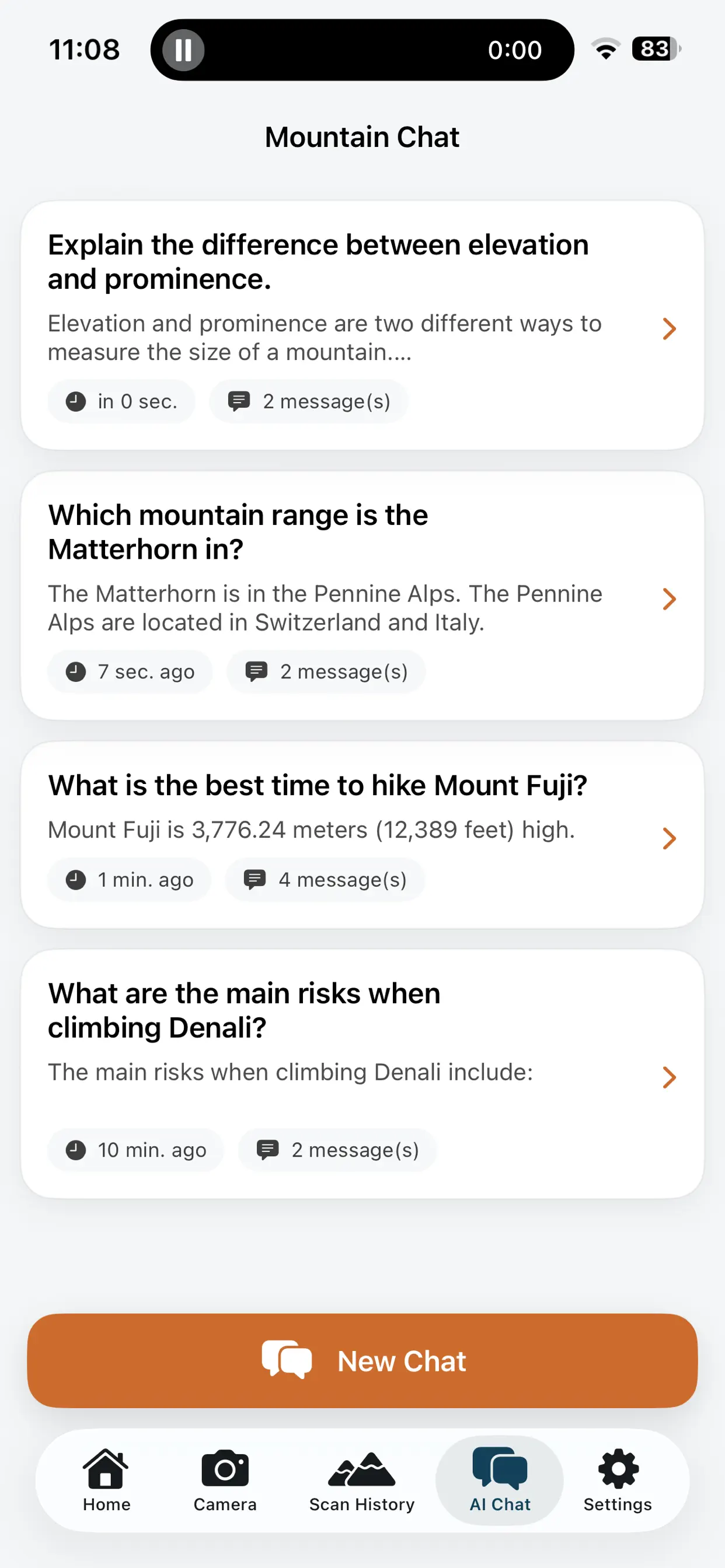 #6. Mountain Identifier: Peak + (iOS) di: Anum Mian