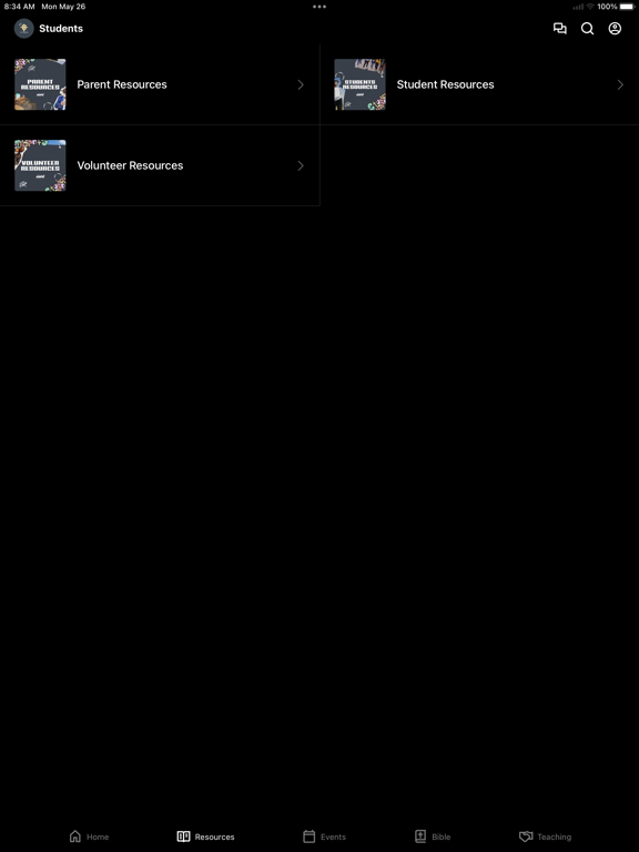 Hope Students LV iPad screenshot 2 - Lifestyle app