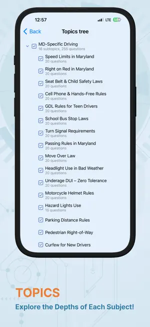 Maryland DMV Practice Test screenshot 2