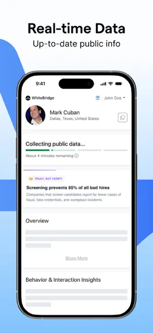 WhiteBridge - AI People Finder screenshot 3