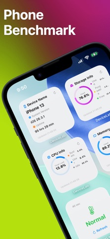 DeviceLab - Phone Benchmark Screenshot 1 of 8