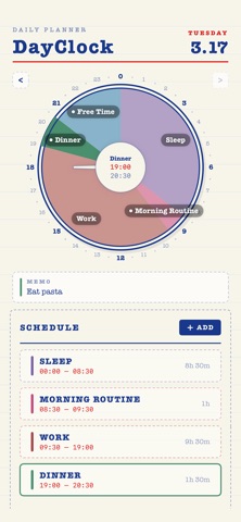 DayClock: Circular Scheduler Screenshot 1 of 2