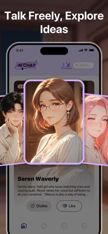 Winnie AI: Chat with Character iPhone screenshot