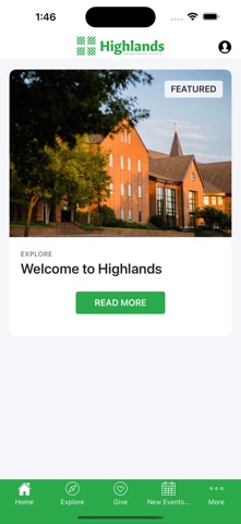 Highlands PCA iPhone screenshot