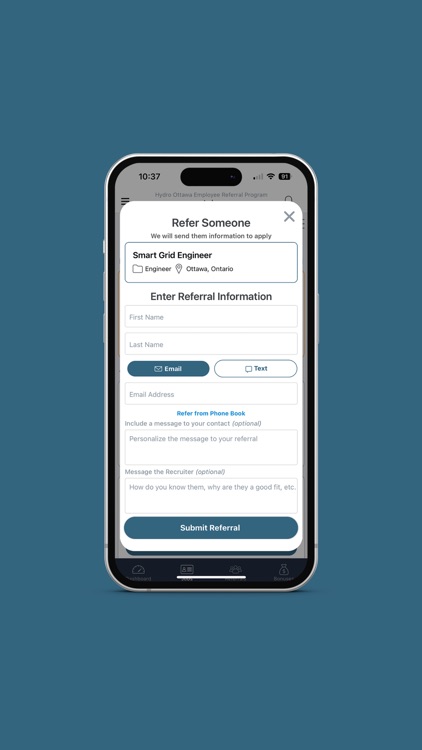 Power our Future-Referral App