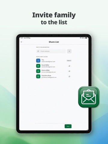 Listyk: Grocery List iPad screenshot