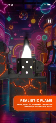 Lighter Flame Simulator iPhone screenshot