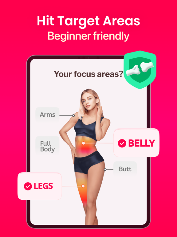 LazyFit: Thuis Workout iPad app afbeelding 4
