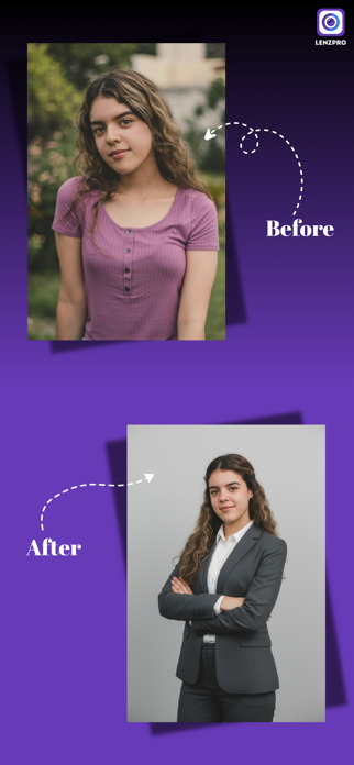 LenzPro: AI Headshot Maker Screenshot 2 of 7