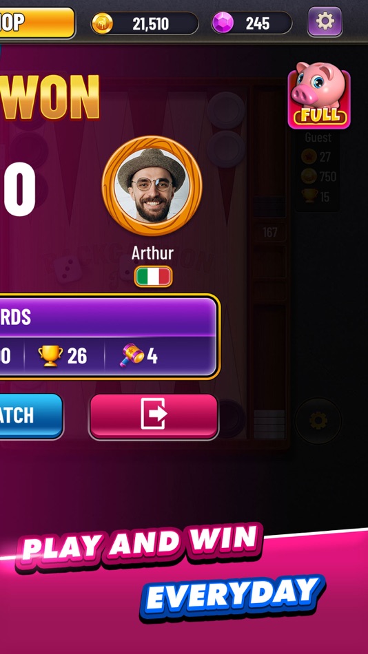 #5. Backgammon Plus - Board Games (iOS) 由: Zynga Inc.