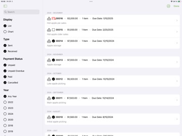 Invoice Rex ipad screenshot 4