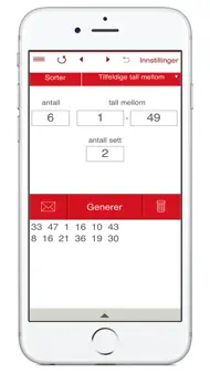Tilfeldig tall generator iphone bilder 0