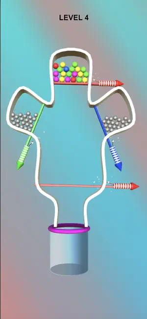 Puzzle Ball Rocket Pull screenshot 4