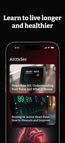 PulseLens: Heart Rate Monitor iPhone screenshot