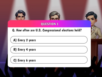 President Voting Election Game iPad screenshot