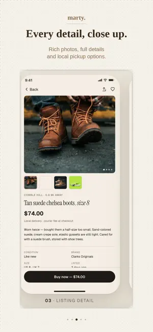 Marty - Hyperlocal Marketplace screenshot 2