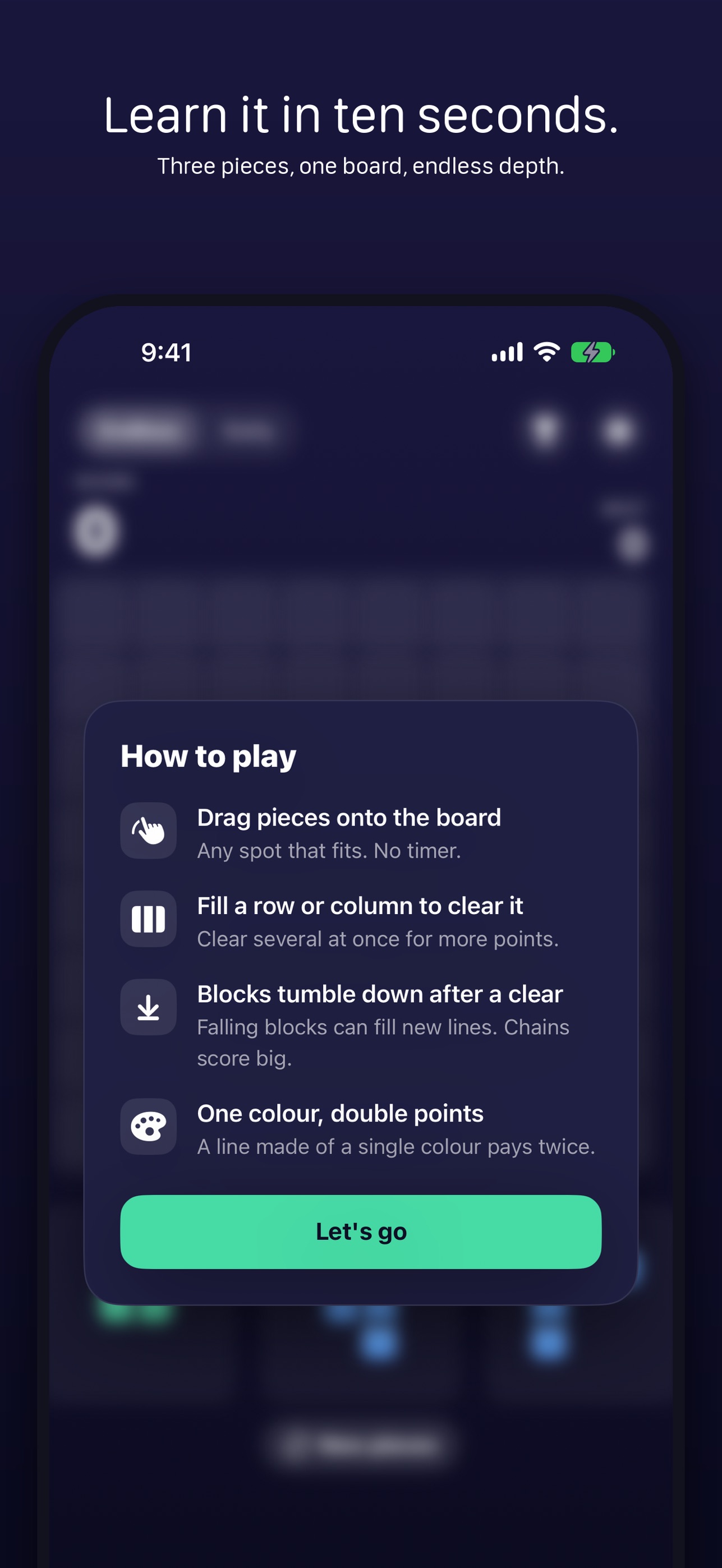 Screenshot 5 of Tumble: Gravity Block Puzzle