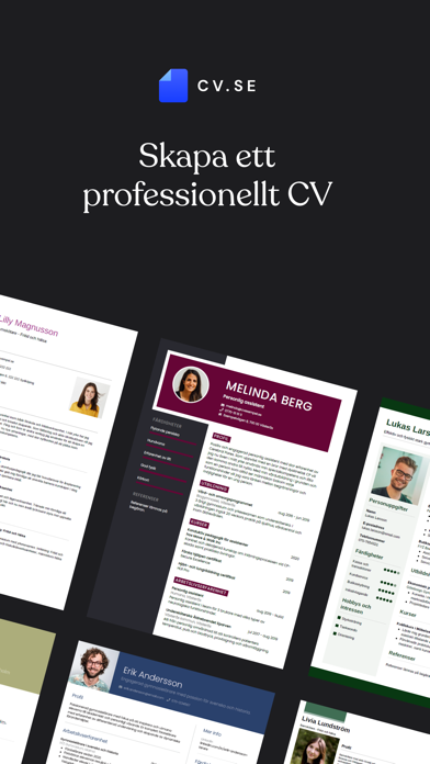 CV.se: Online CV maker Screenshot