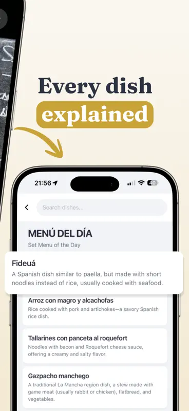 Menu Translator App screenshot 3 of 6