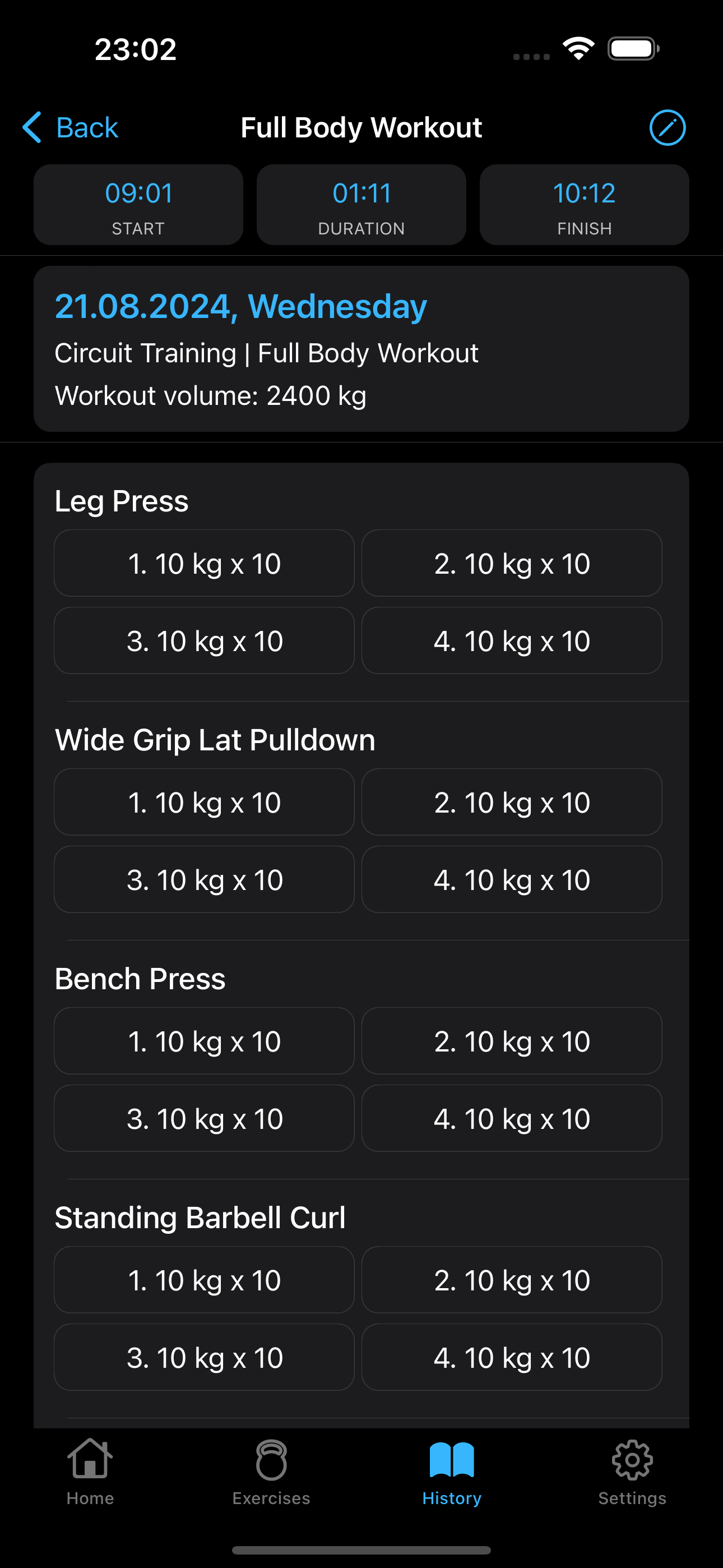 GIRYA – Workout planner