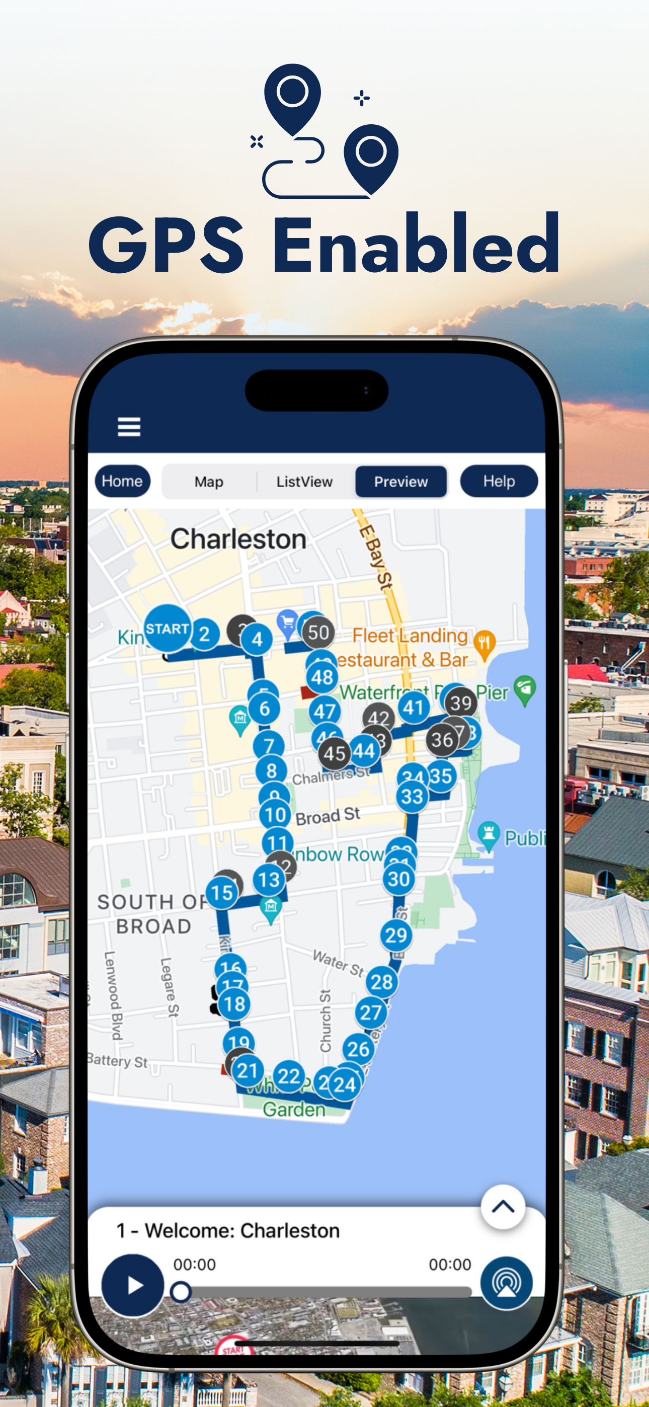 Charleston GPS Audio Guide